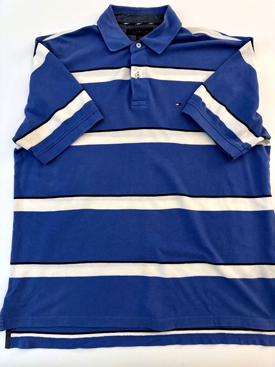 Tommy Hilfiger Men's Blue Short Sleeve Polo Shirt