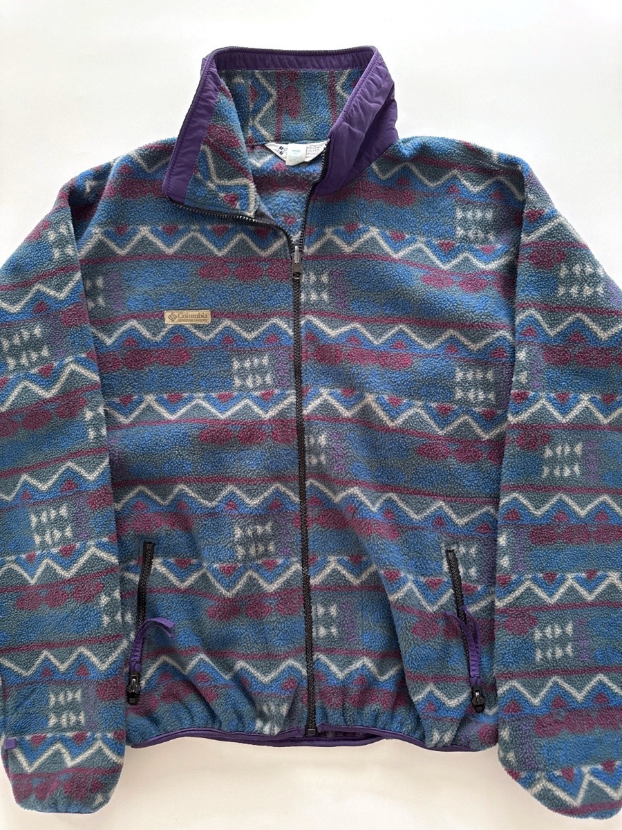 Columbia Men's Multi Colour Patterned Fleece