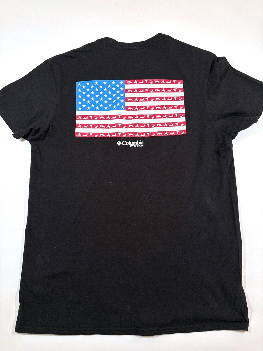 Columbia Men's Black Short Sleeve T-Shirt