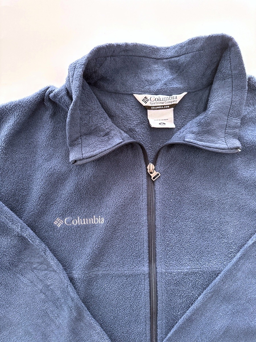 Columbia Men's Steens Mountain Navy Fleece