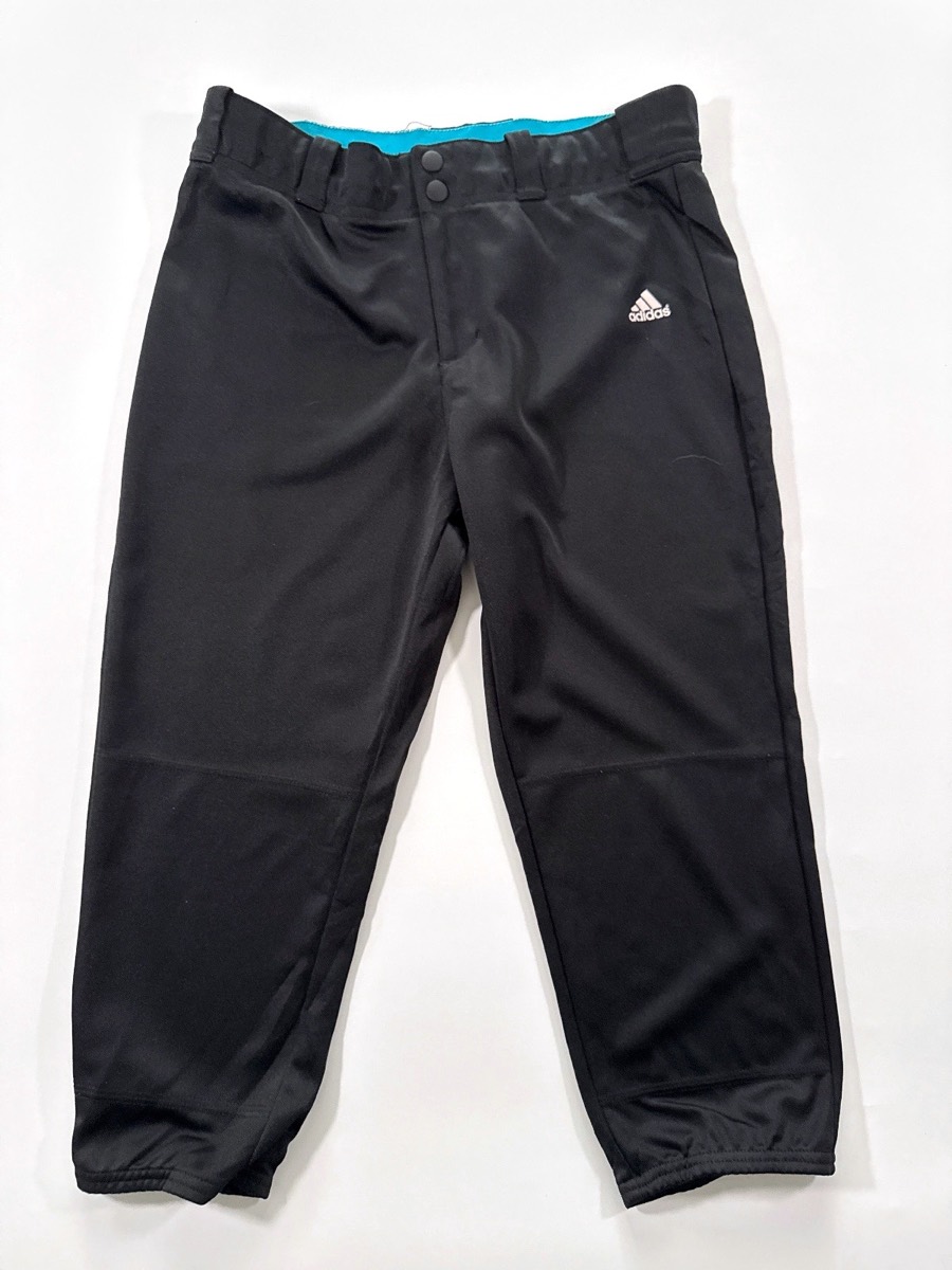 Adidas Girls' Youth Baseball Black Trousers
