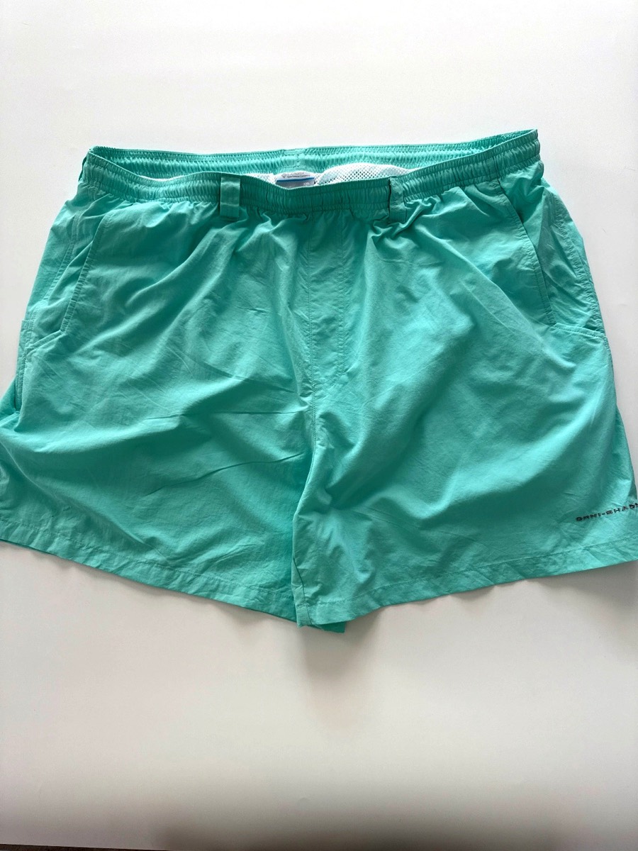 Columbia PFG Men's Backcast III Water Shorts Cyan Swim Shorts