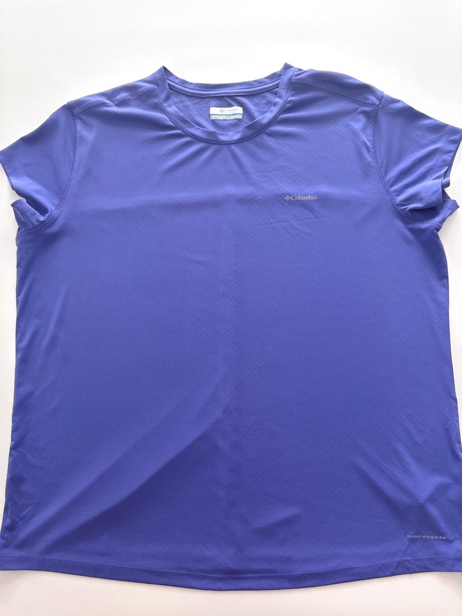 Columbia Women's Purple Active Fit Short Sleeve T-Shirt