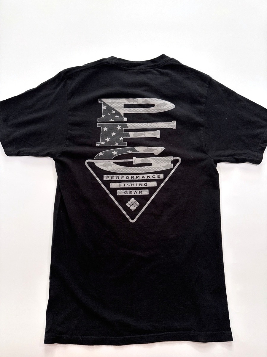 Columbia PFG Men's Black Short Sleeve T-Shirt