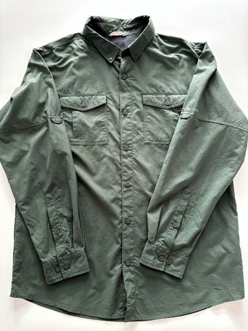 Columbia Men's Green Long Sleeve Shirt