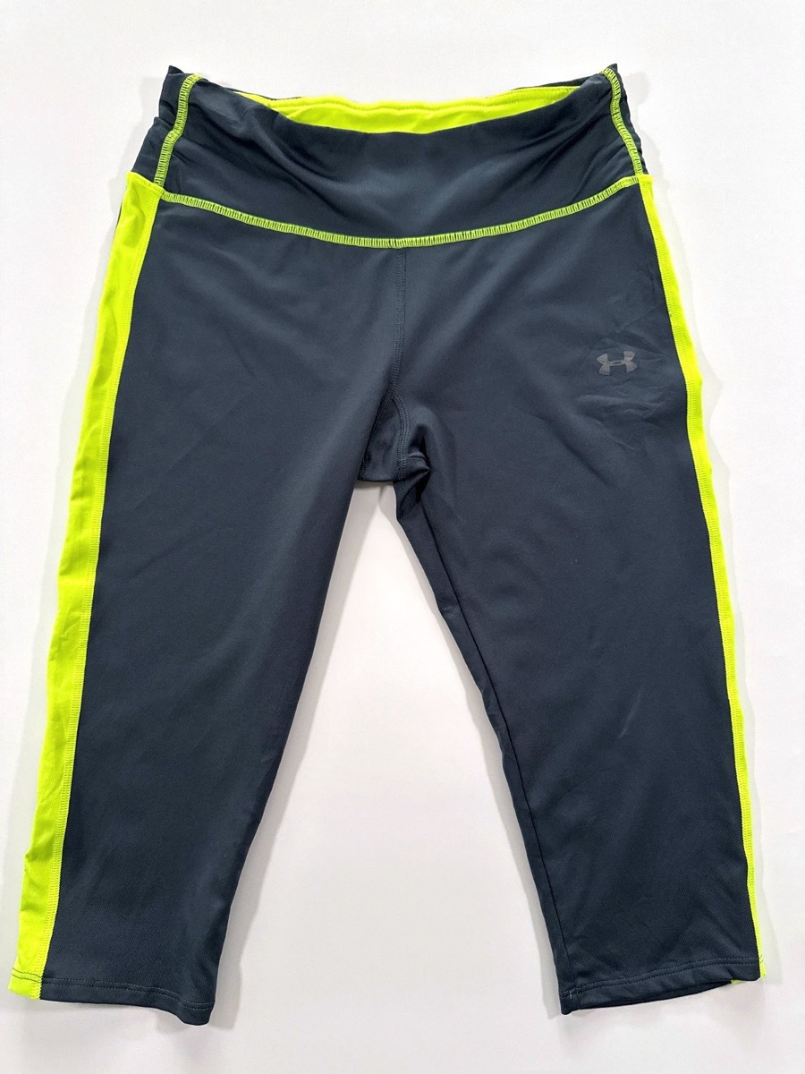 Under Armour Women's All Season Gear Running Capri Grey Leggings