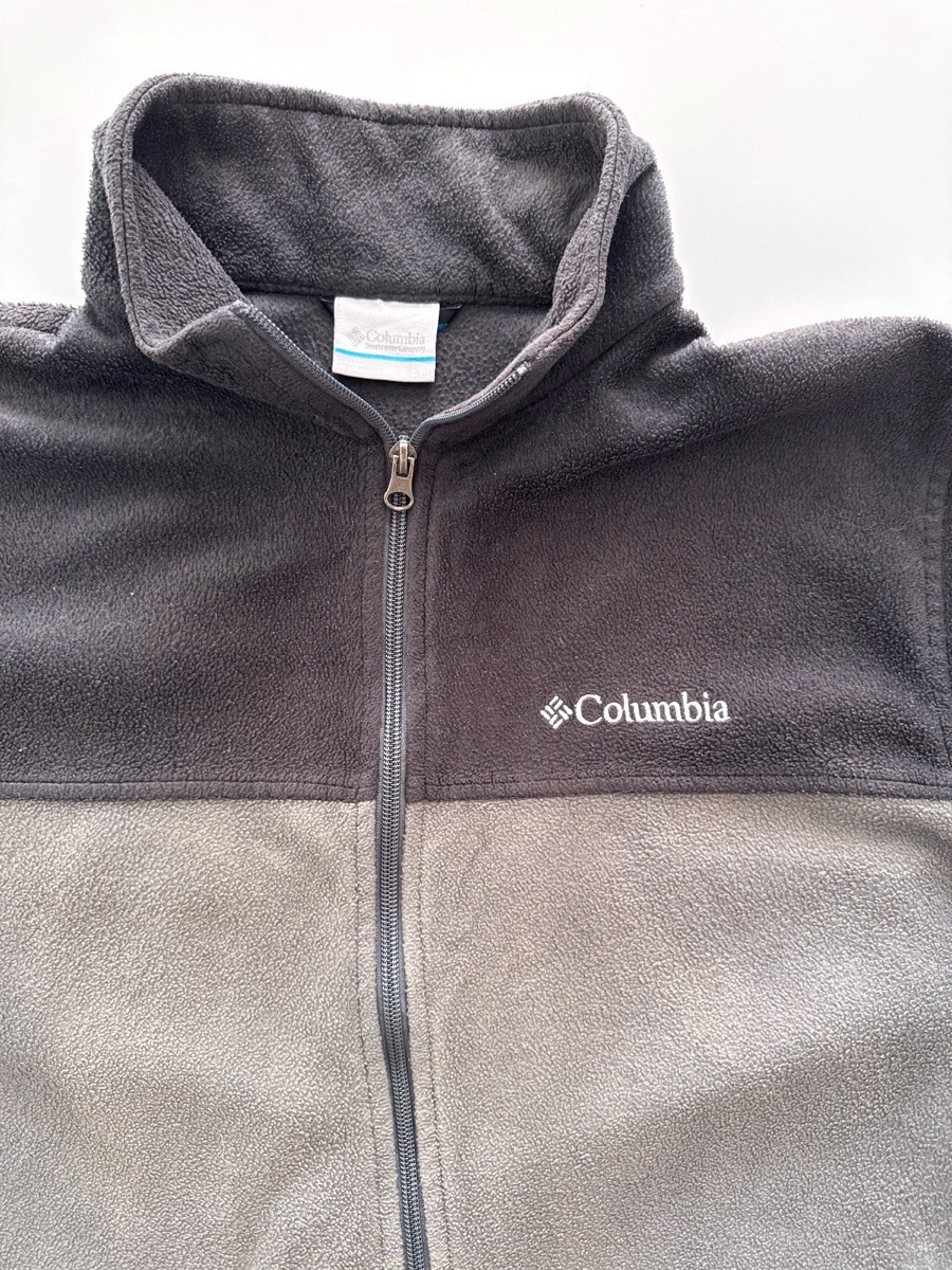 Columbia Men's Black & Grey Fleece