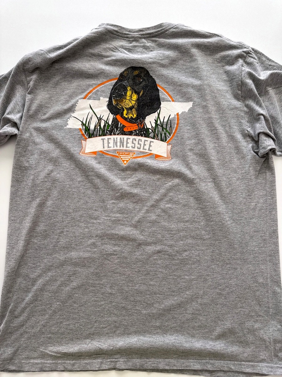 Columbia PFG Men's Grey Short Sleeve T-Shirt