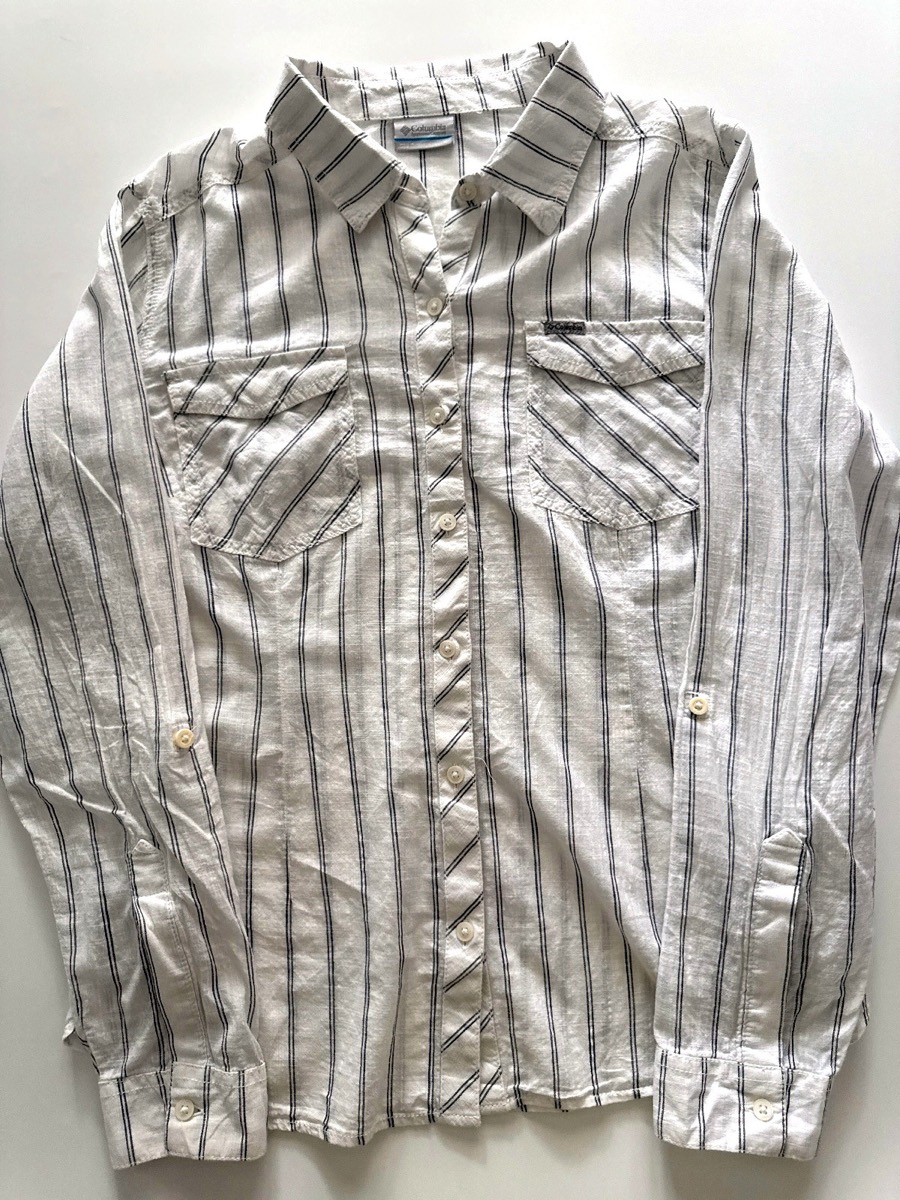 Columbia Women's White Long Sleeve Shirt