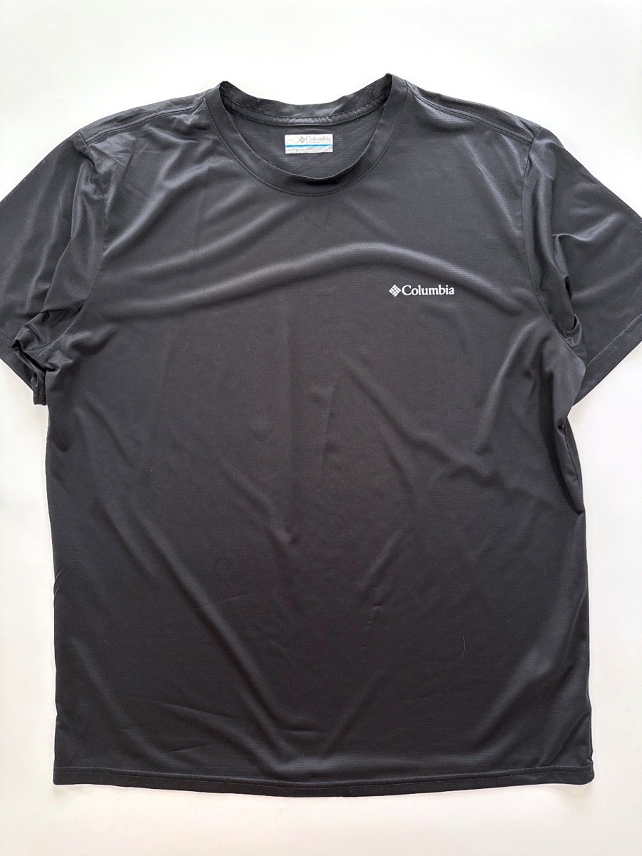 Columbia Men's Hike Technical Crew Black Short Sleeve T-Shirt