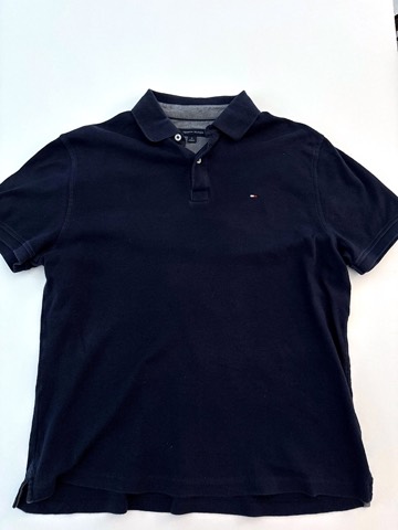 Tommy Hilfiger Men's Navy Regular Fit Short Sleeve Polo Shirt
