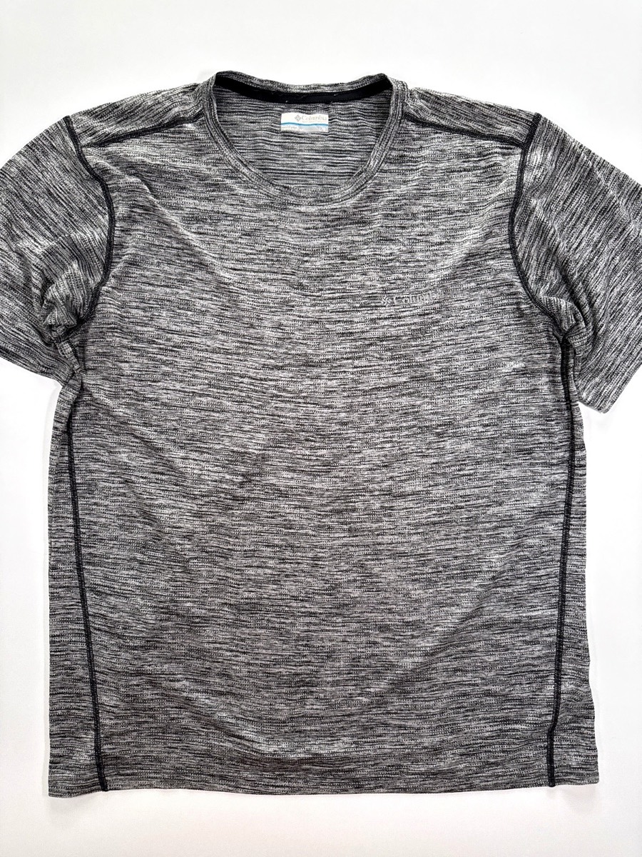 Columbia Men's Deschutes Runner Grey Short Sleeve T-Shirt