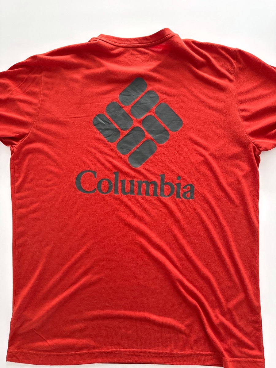 Columbia Men's Maxtrail Orange Short Sleeve T-Shirt