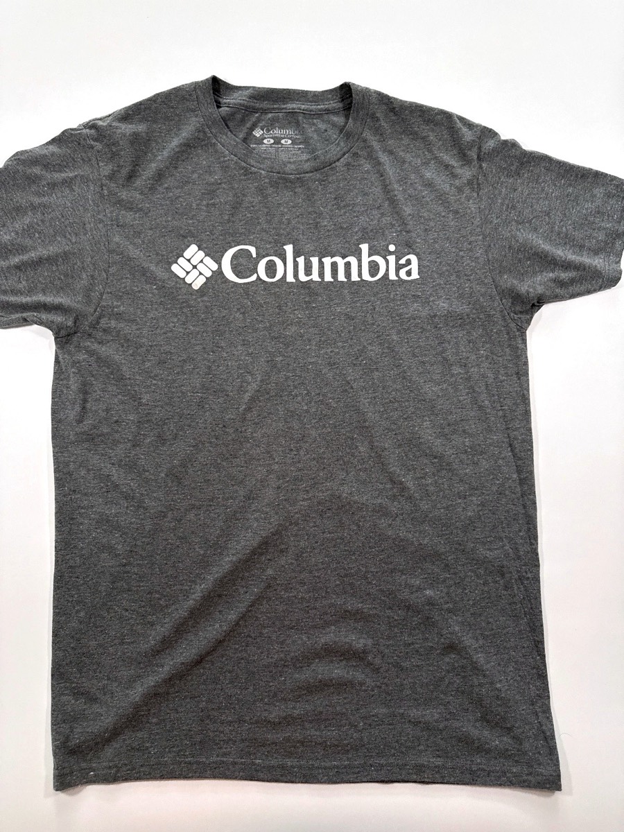 Columbia Men's Grey Short Sleeve T-Shirt