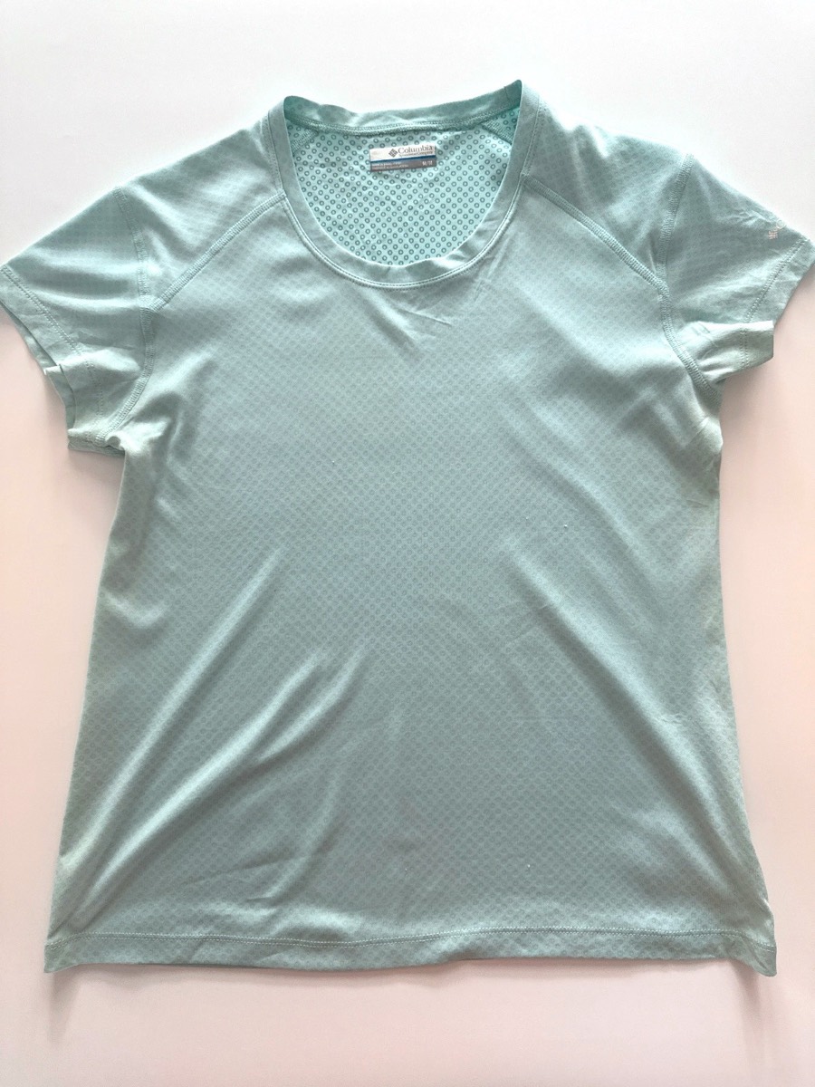Columbia Women's Light Green Active Fit Short Sleeve T-Shirt