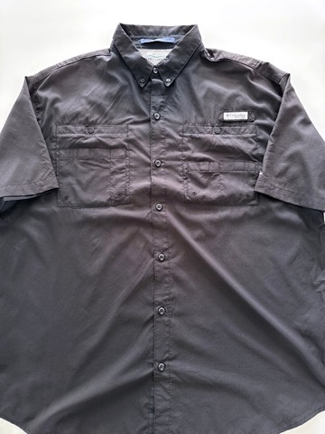 Columbia PFG Men's Tamiami II Black Short Sleeve Shirt