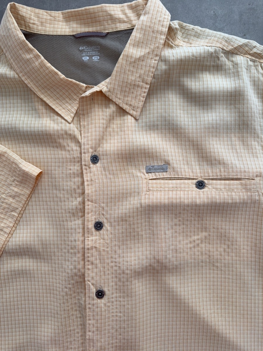 Columbia Men's Yellow Check Shirt