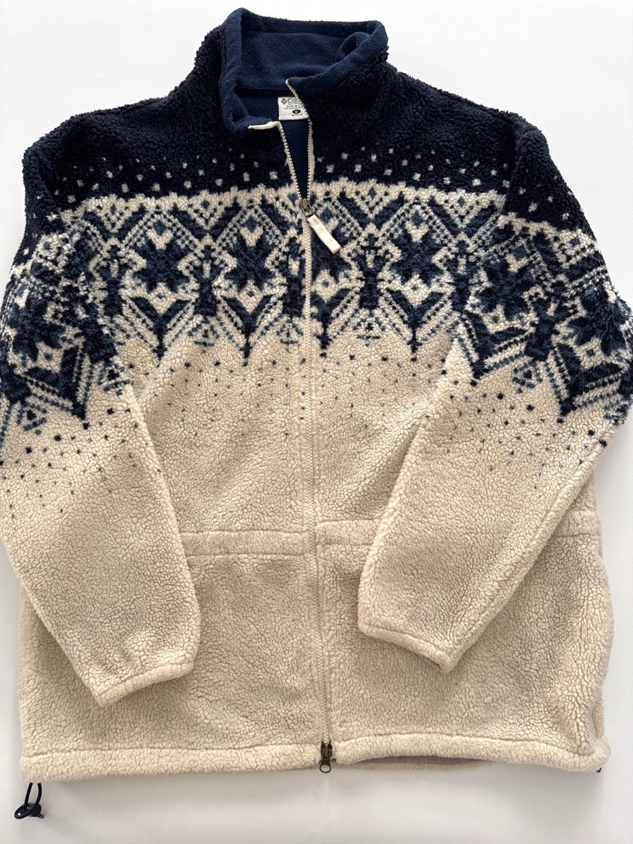 Columbia Vintage Women's White Fleece