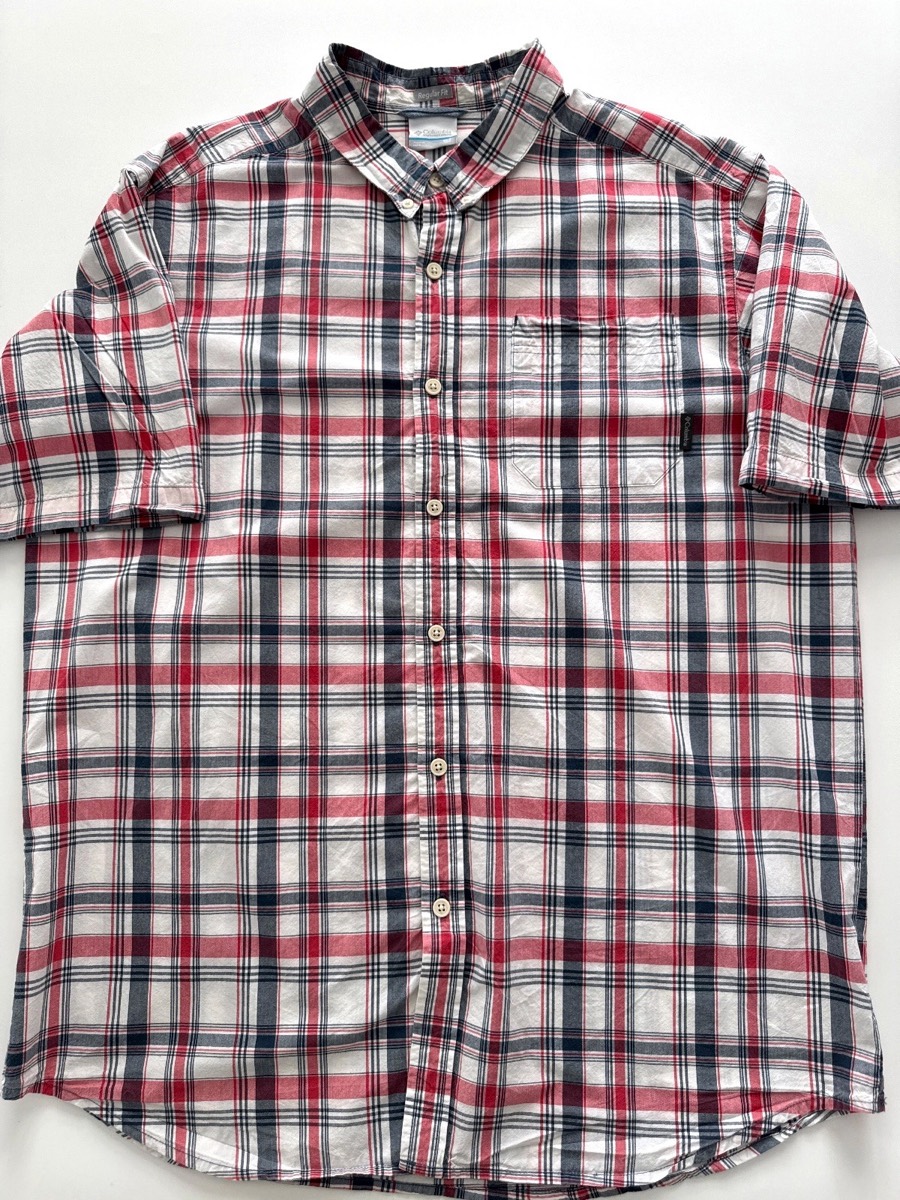 Columbia Men's Rapid Rivers Ii Check Regular Fit Short Sleeve Shirt