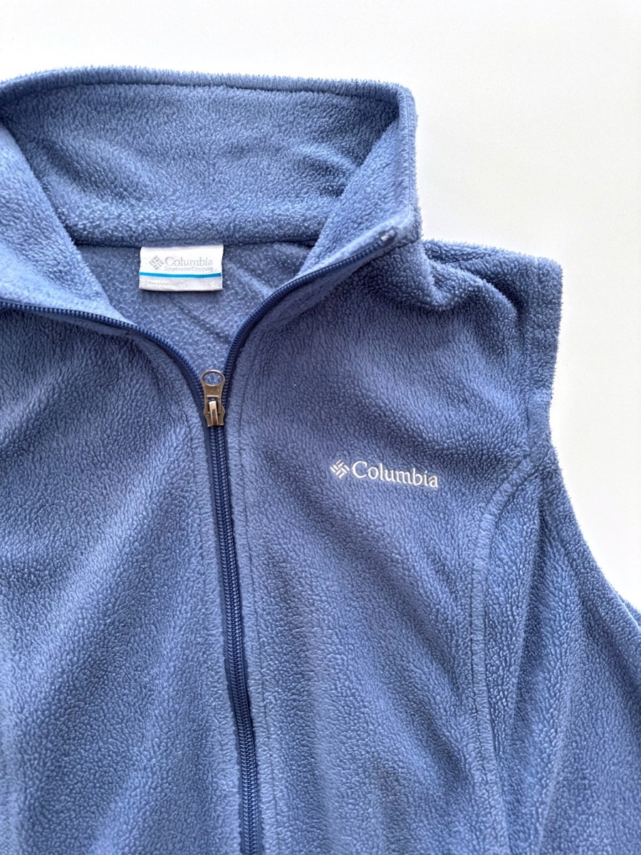 Columbia Women's Benton Springs Vest Light Blue Fleece