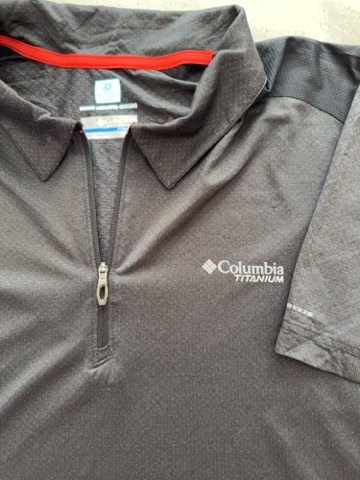 Columbia Black Polo Shirt