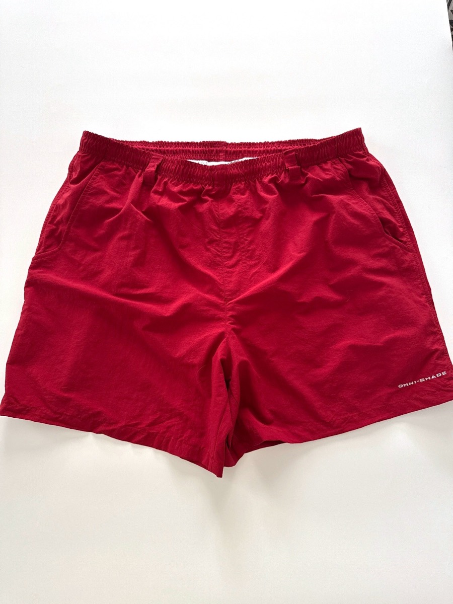 Columbia PFG Men's Backcast III Water Shorts Red Swim Shorts